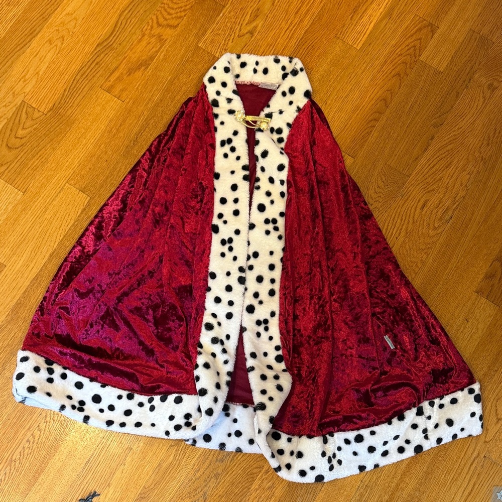Kids Royalty Cape with Faux Fur Trim